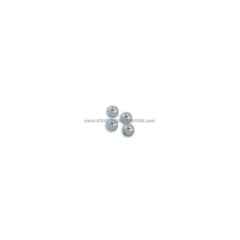 Kit 4 ecrous pour vis de fixation de béquille Vespa 150 GS VS5 Kit 4 ecrous pour vis de fixation de béquille Vespa 150 GS VS5